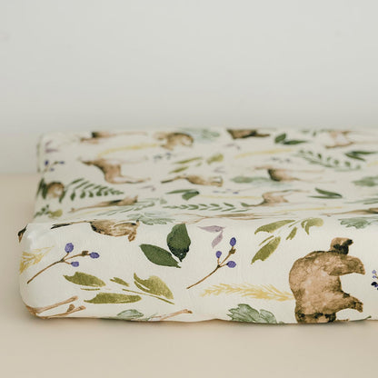 - 2 Pack Premium Pack N Play Sheets Fitted for Standard Pack and Plays and Mini Cribs - Ultra-Soft Cotton Blend, Stylish Woodland Pattern, Safe and Snug for Baby (Wildlife)