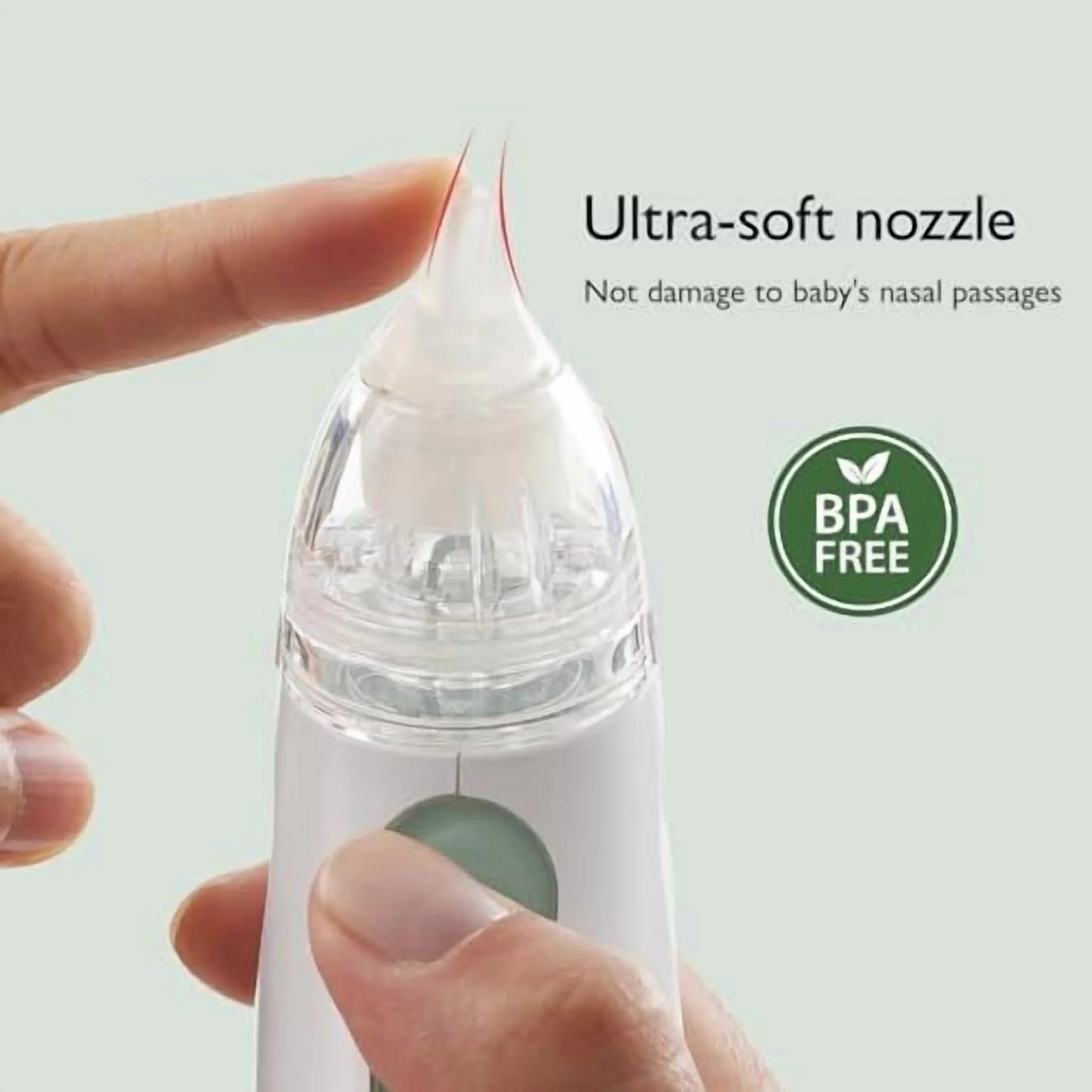 (2 Pack)  Baby Nasal Aspirator,Newborn and Toddler, Portable Baby Nose Aspirator